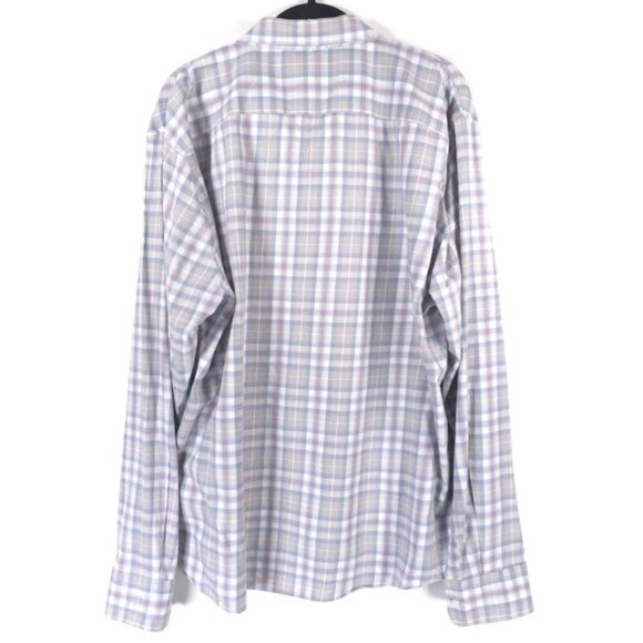 FAHERTY Plaid Long Sleeve‎ Shirt Cotton Lyocell Blend Style MWF2003 Size XL - Picture 3 of 10